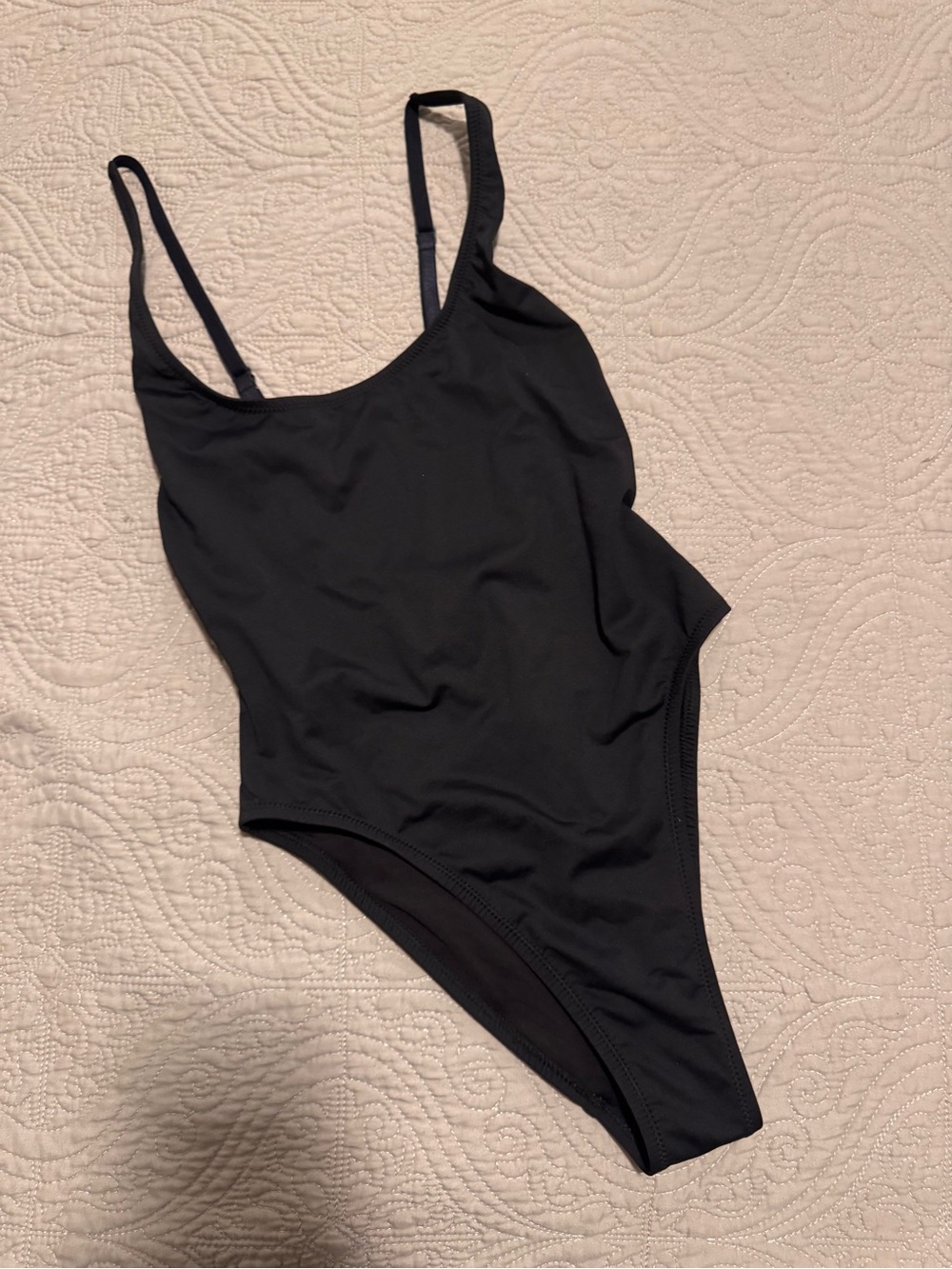 NWOT SKIMS Black One-Piece Swimsuit